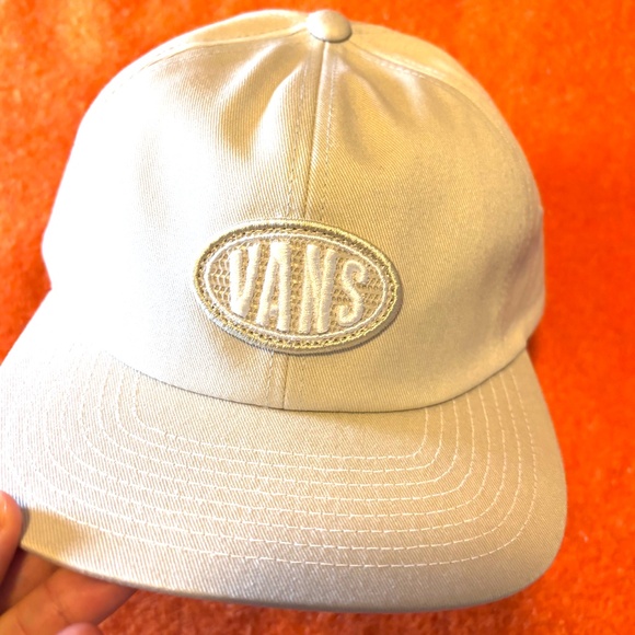 Vans unisex ivory cream beige cyclist cap hat NWT - Picture 4 of 8
